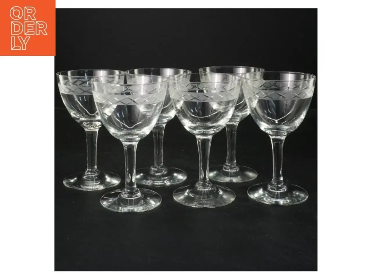 Billede 1 - Sæt med 6 glas (str. 13 cm)