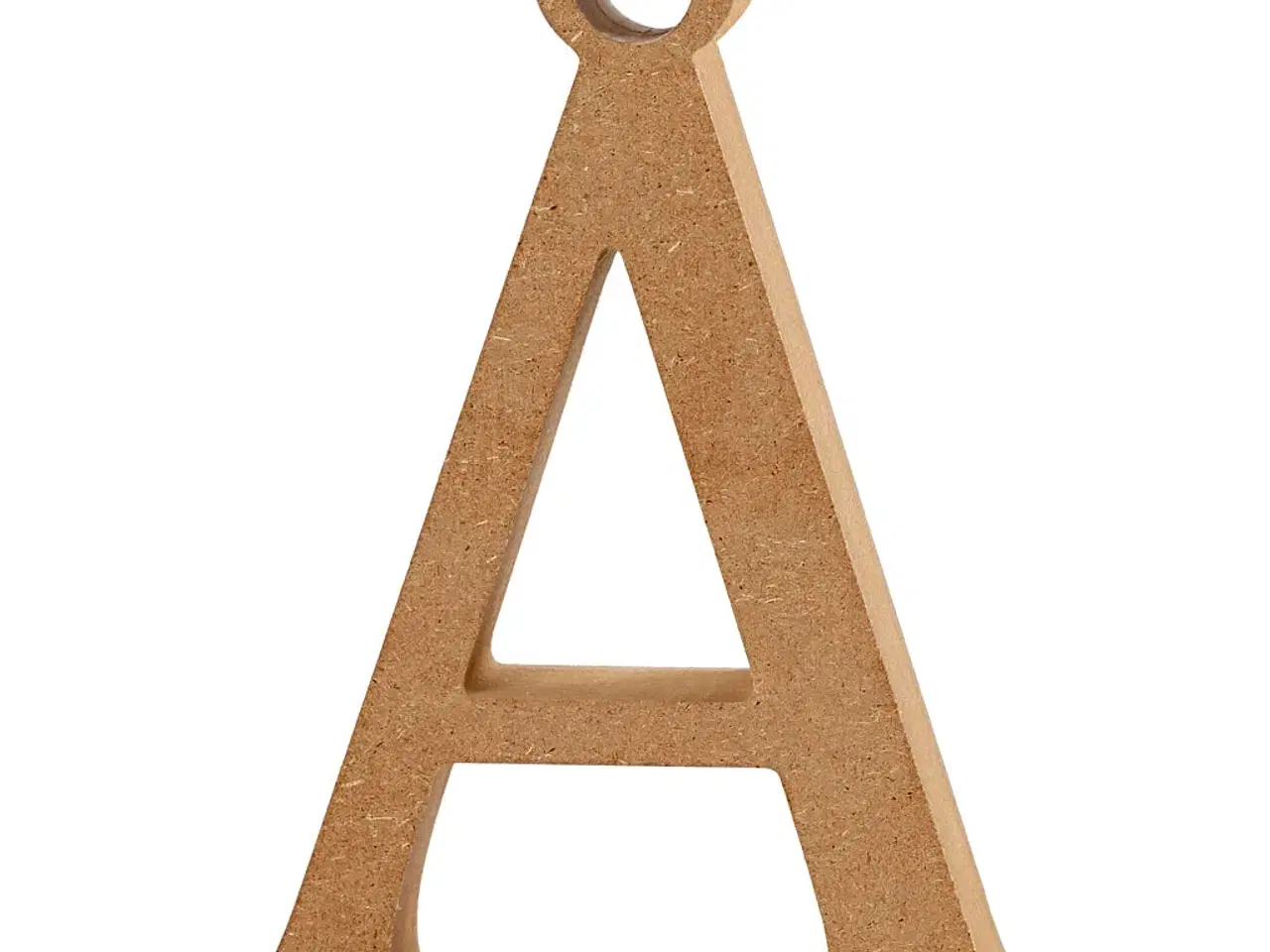 Billede 1 - Træbogstav 'Å' - 8 cm, personlig vægdekoration