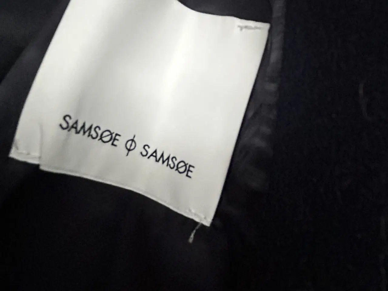 Billede 3 - Uldfrakke med fedt print fra Samsøe&Samsøe