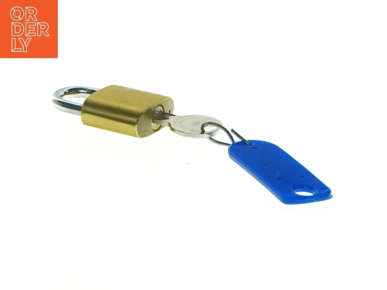 Billede 3 - Bærbar hængelås med nøgle fra Yale (str. 5 x, 3 cm)