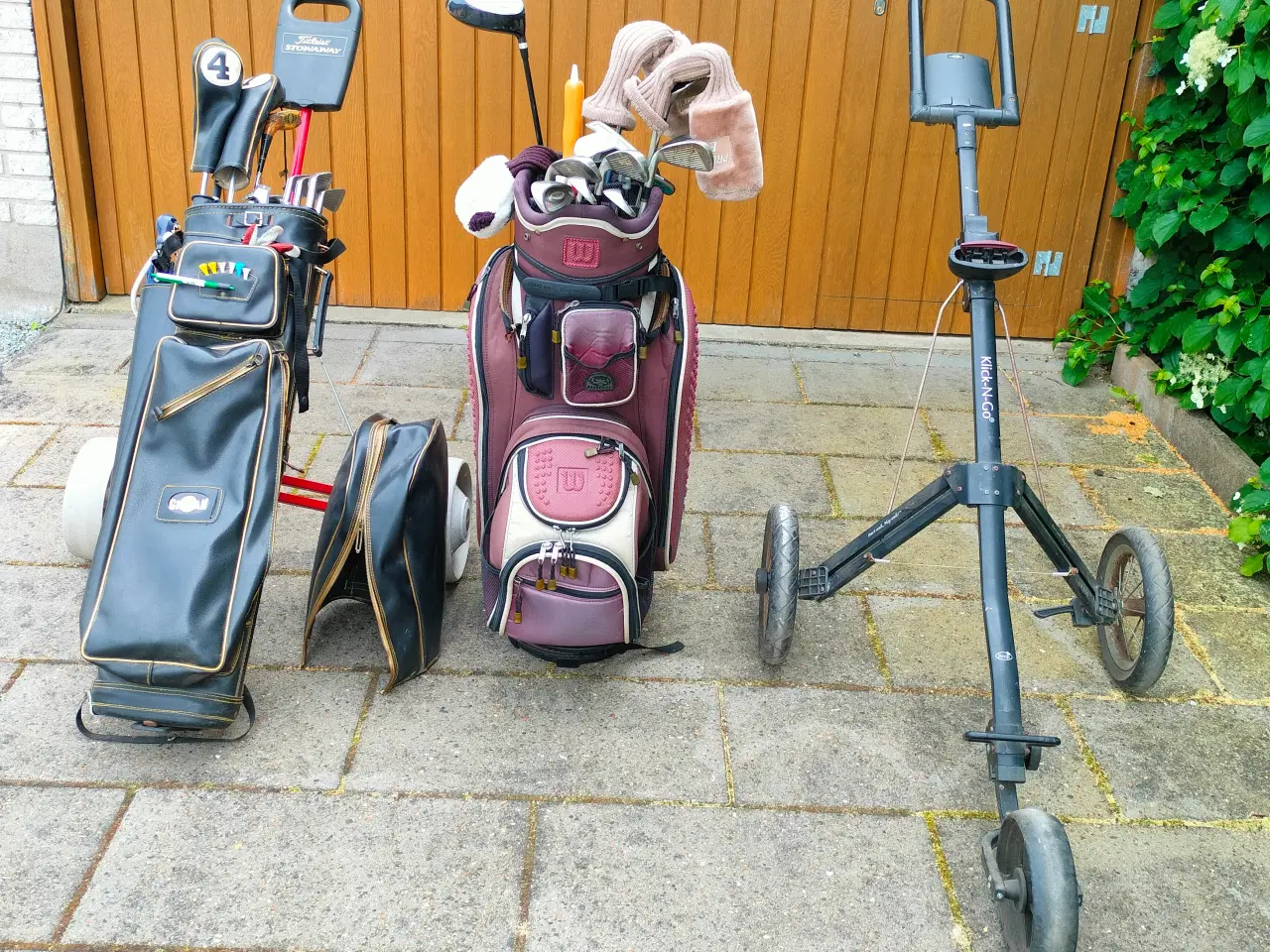Billede 1 - Golfudstyr køller jern bags vogne 
