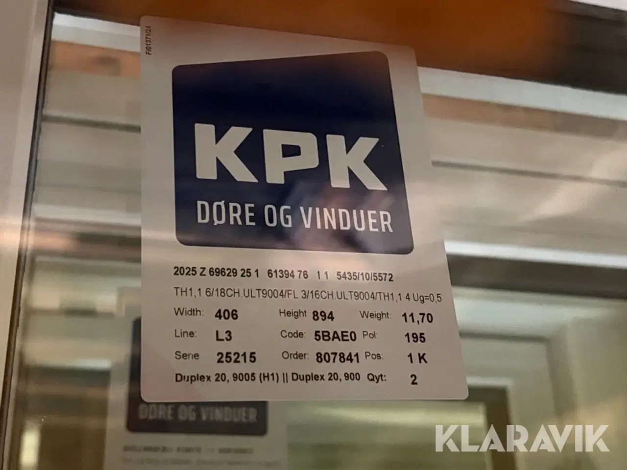 Billede 8 - Vinduer KPK 6 stk.