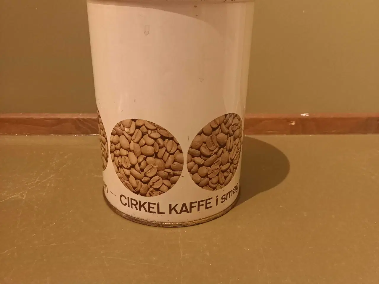 Billede 1 - Kaffedåse  cirkel kaffe 