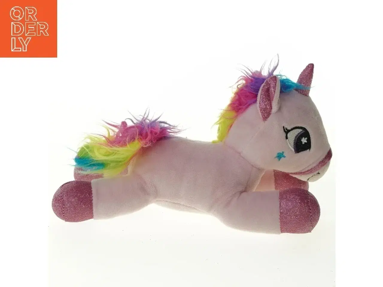 Billede 5 - Bamse, enhjørning fra Toy World (str. 22 x 9 cm)