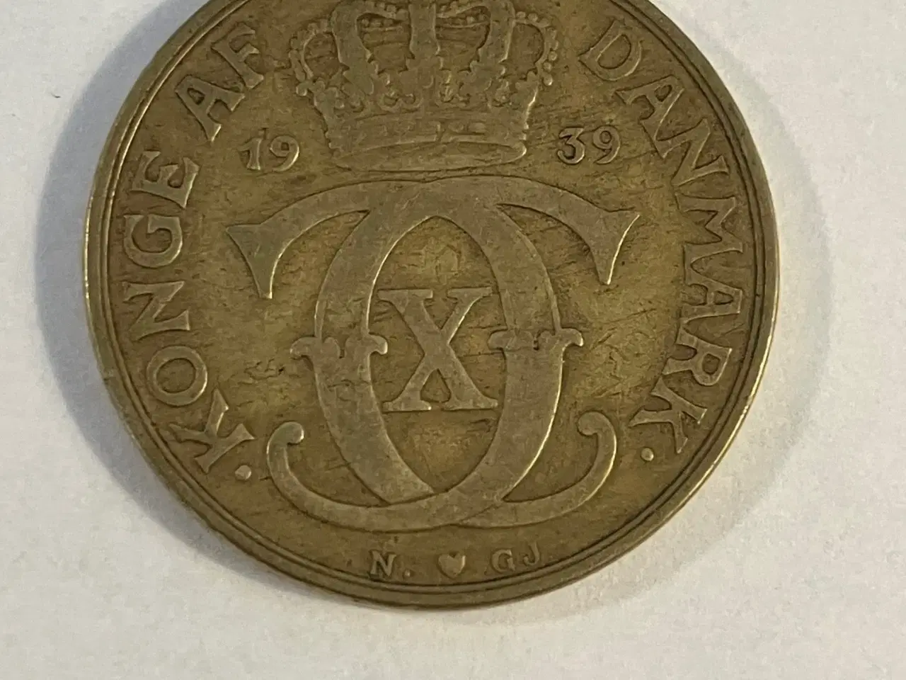 Billede 1 - 2 Kroner Danmark 1939