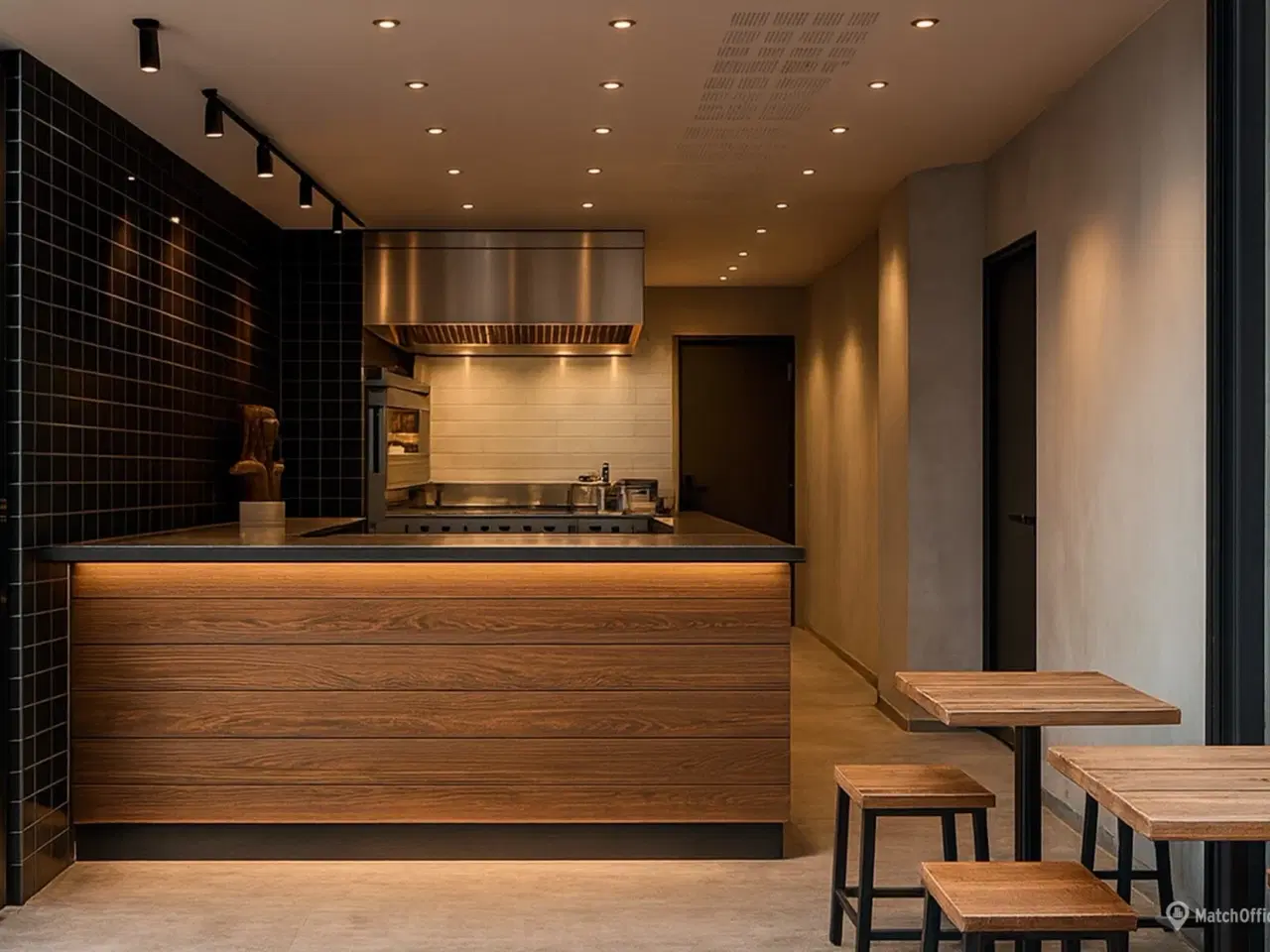 Billede 3 - Nyindrettet Take-away med udsugning.