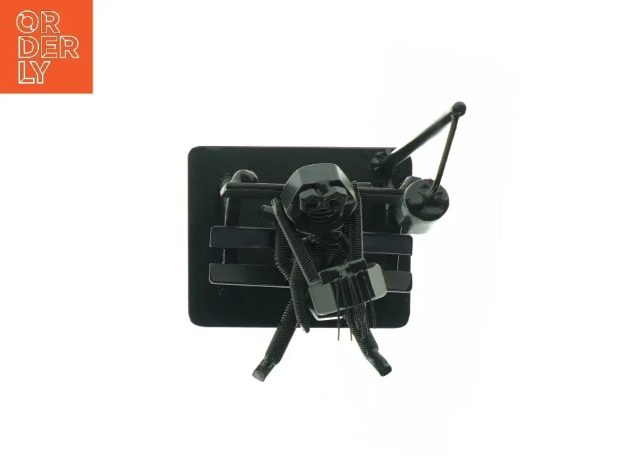 Billede 3 - Figur på bænk (str. LBH: 10x8x18 cm)