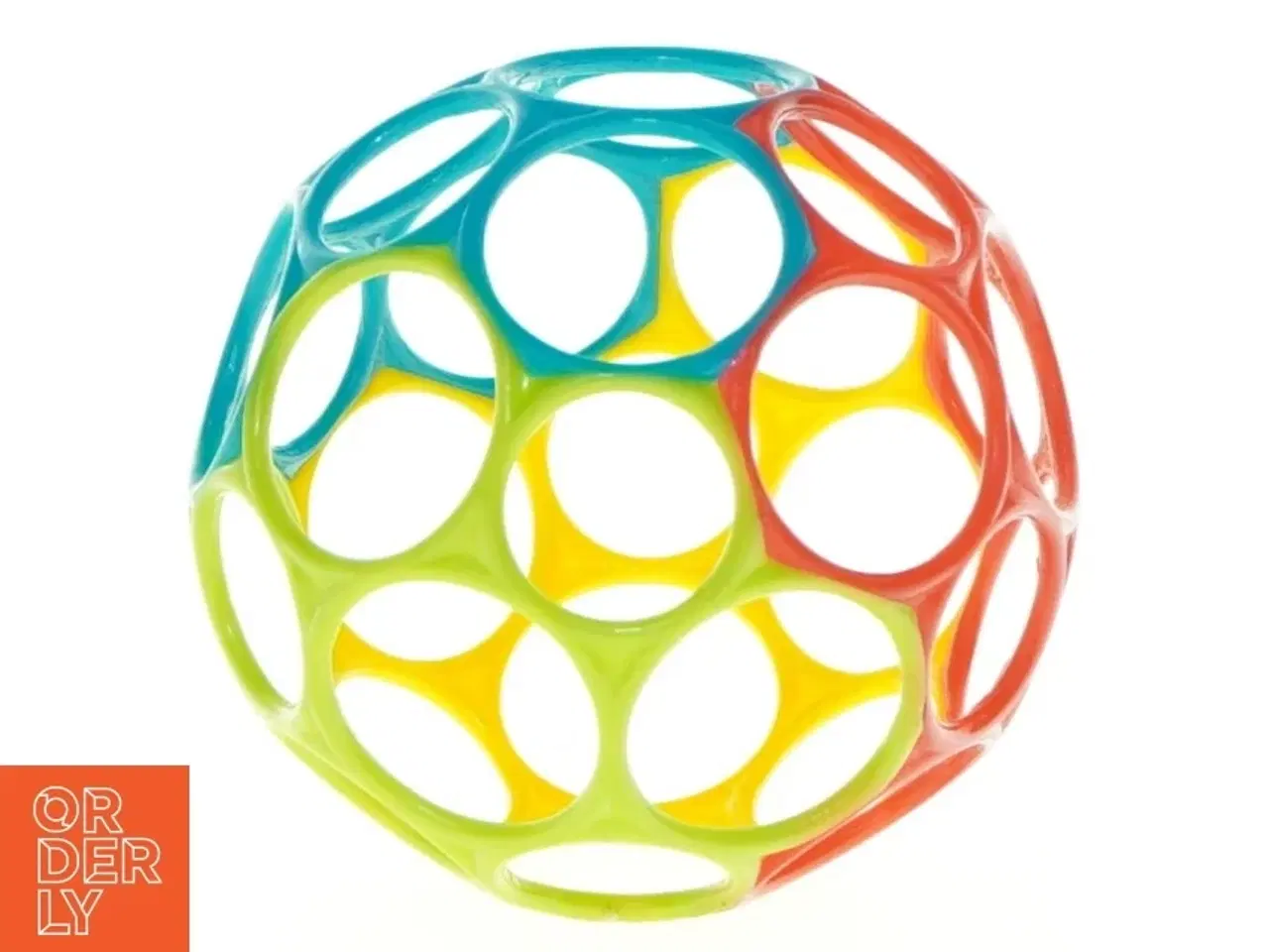 Billede 2 - Farverig babylegetøj bold (str. 10 cm)