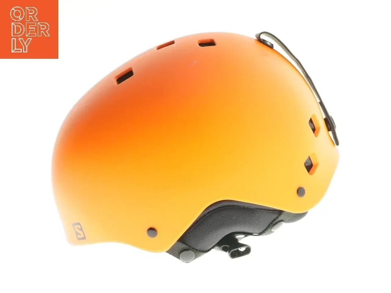 Billede 1 - Orange hjelm fra Salomon (str. Ø 22 cm)