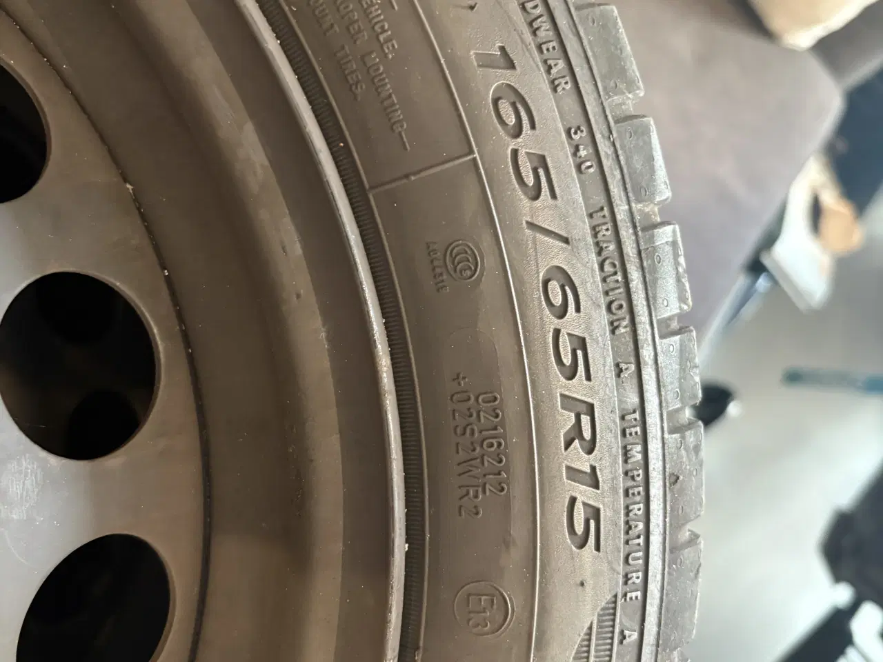Billede 7 - Dunlop 165/65r15 fælge med dæk 6mm fra 2017 