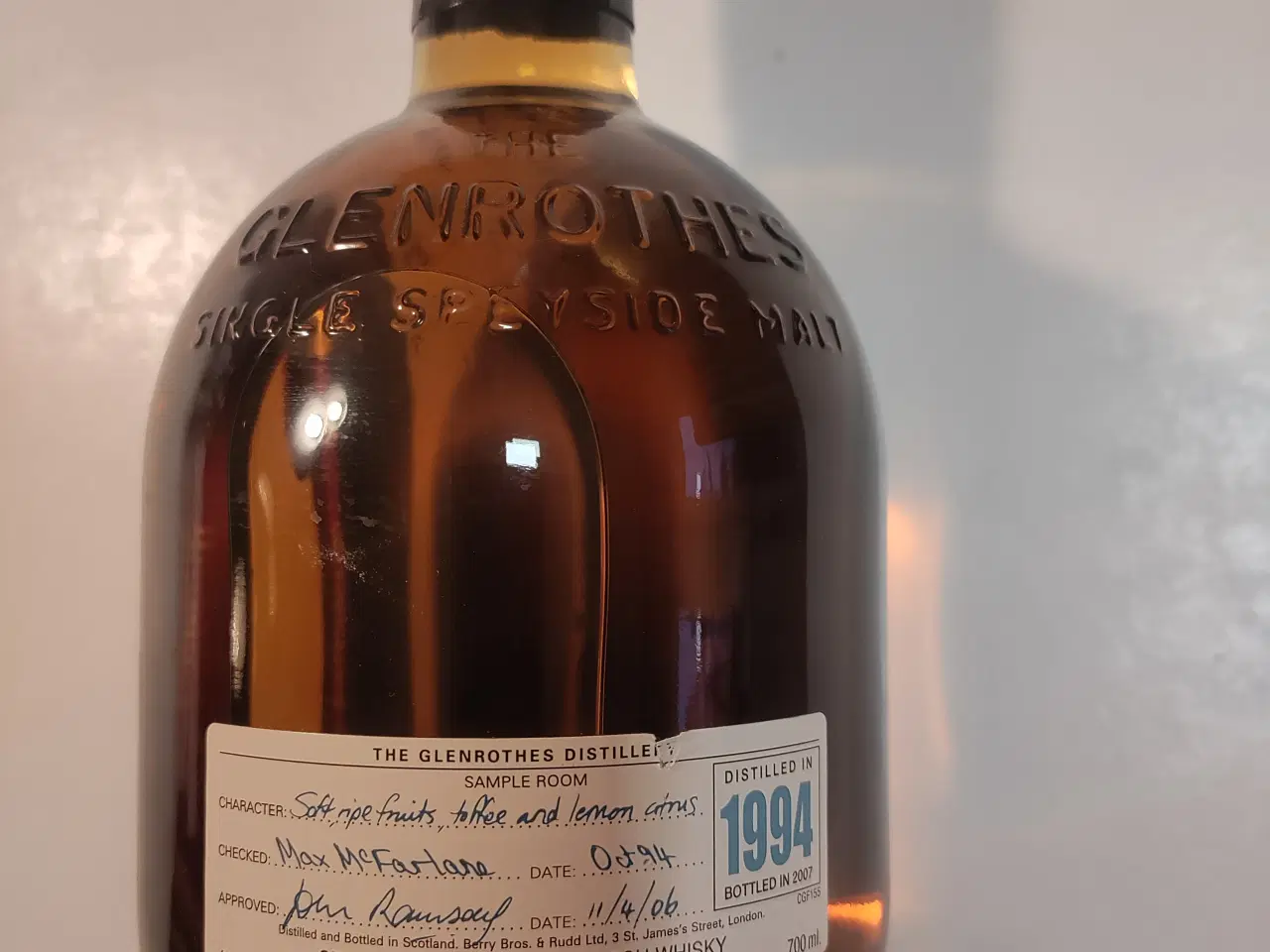 Billede 1 - The Glenrothes Sample room 12 år Vintage Speyside 