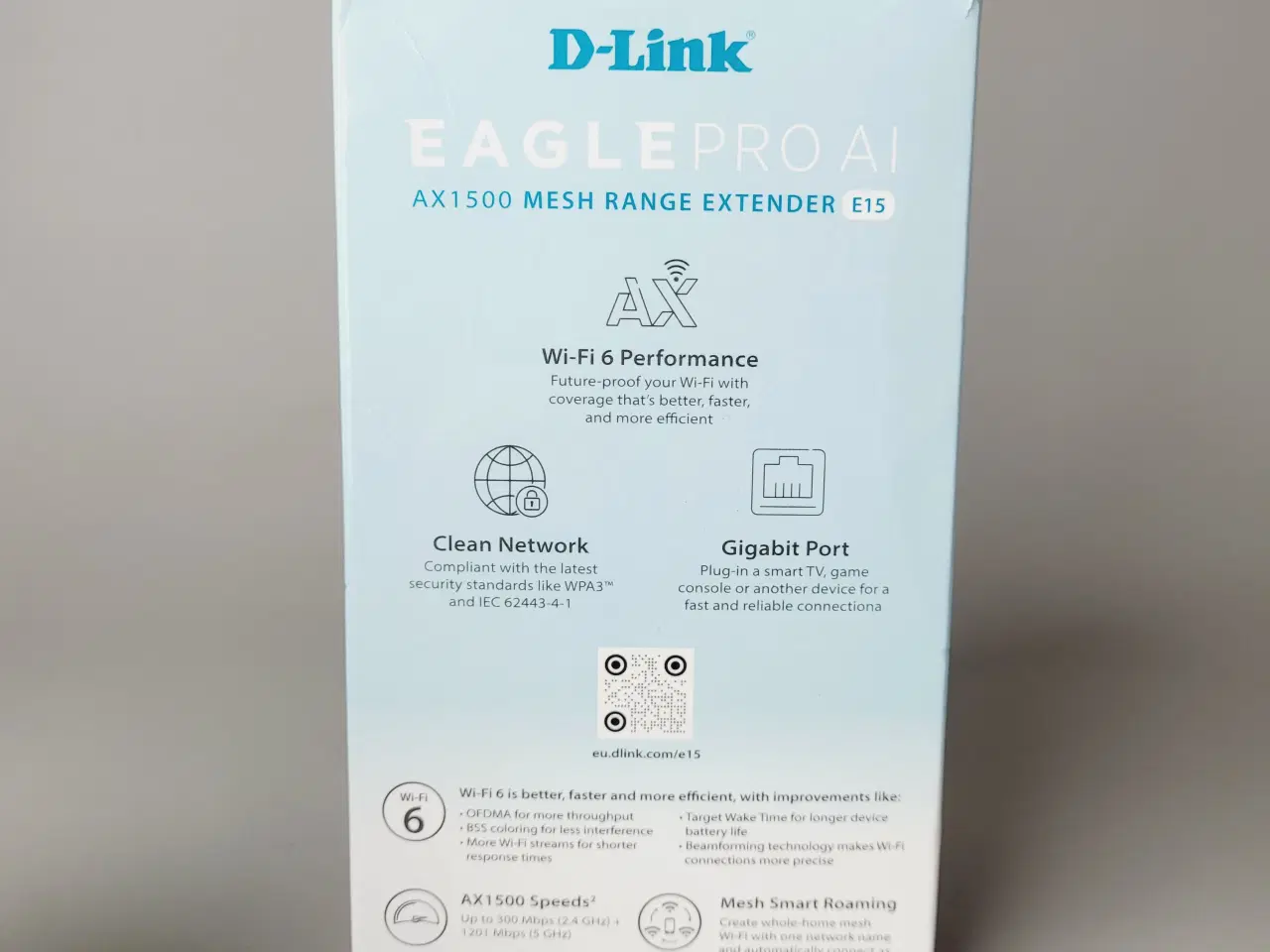 Billede 4 - ⭐️. D-Link EAGLE PRO AI AX1500 Mesh Range Extender