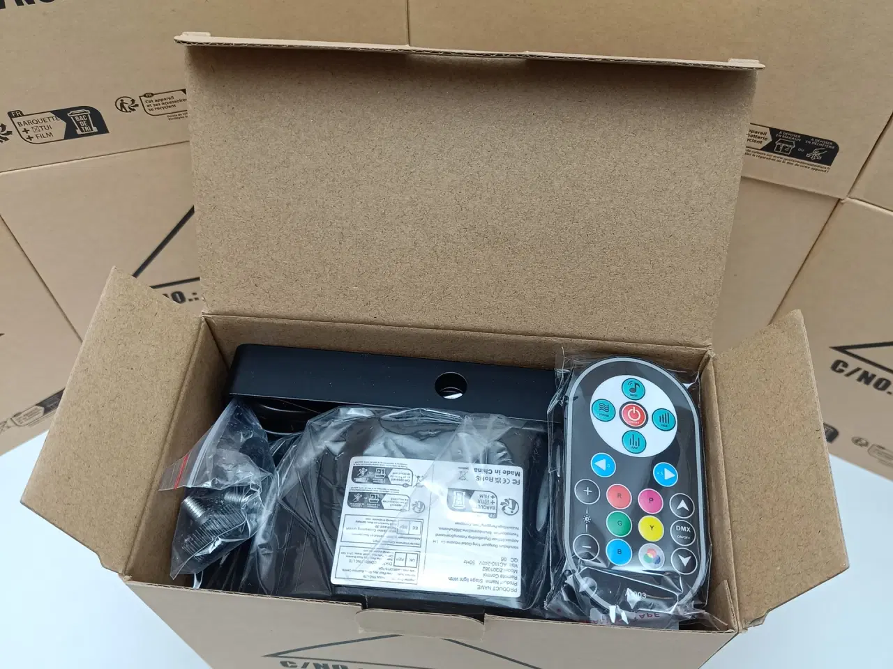 Billede 14 - NY! 36 RGB LED Diskolys + Fjernbetjening + DMX