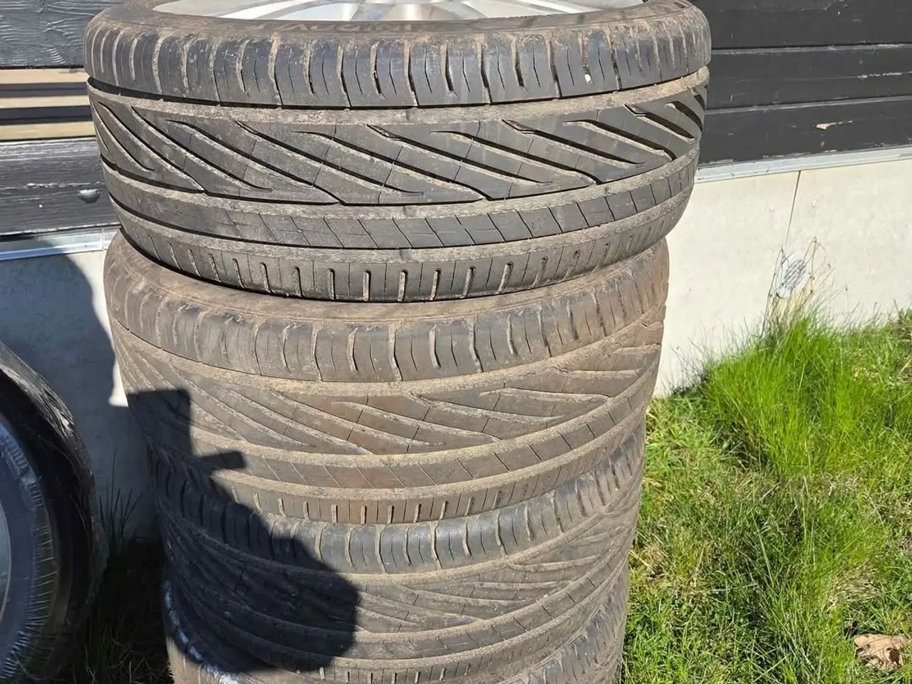 Billede 3 - 18" org ford alu 5x108 med nye dæk 225/40/18