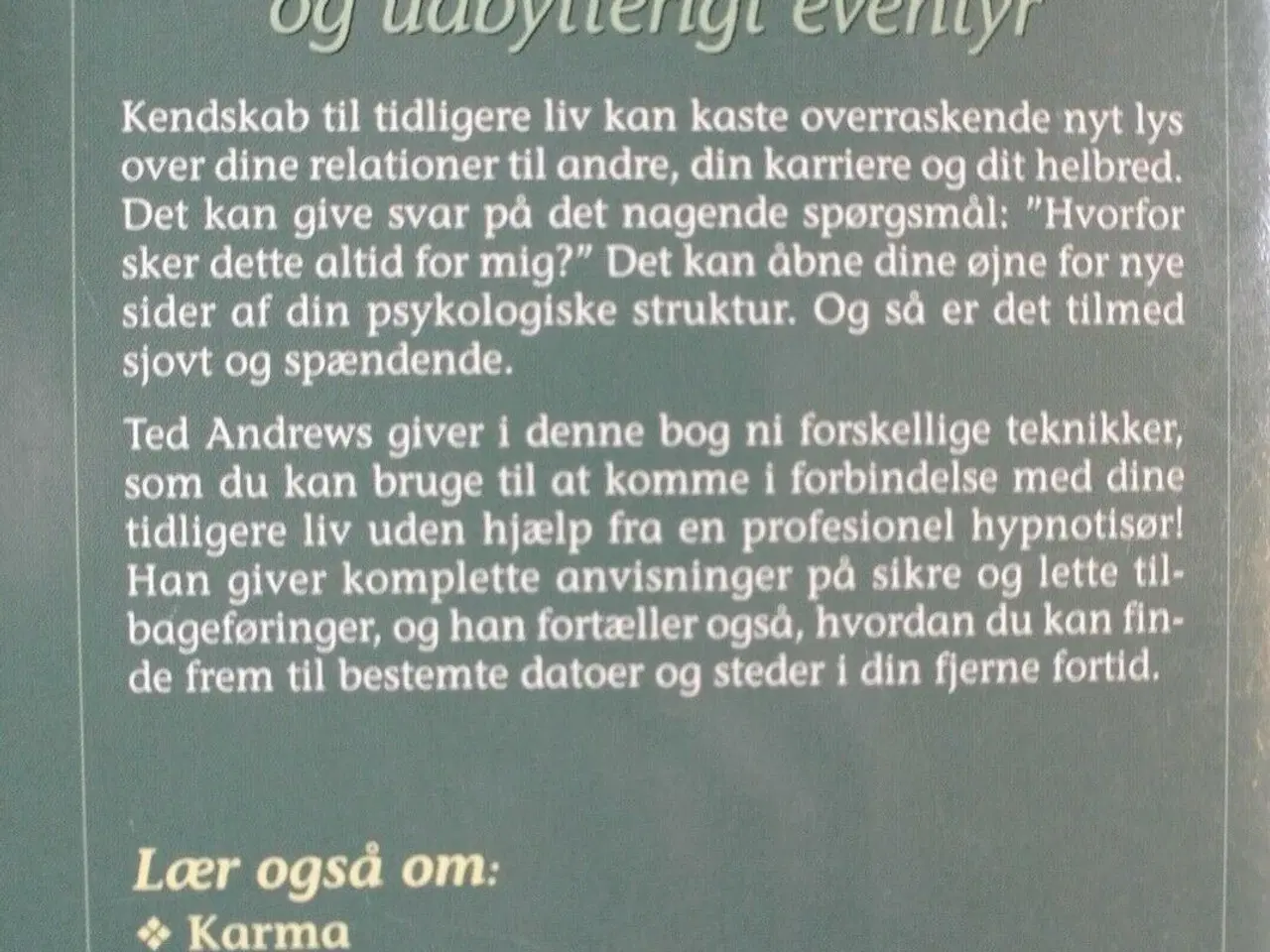 Billede 3 - lær at finde dine tidligere liv, af ted andrews, e