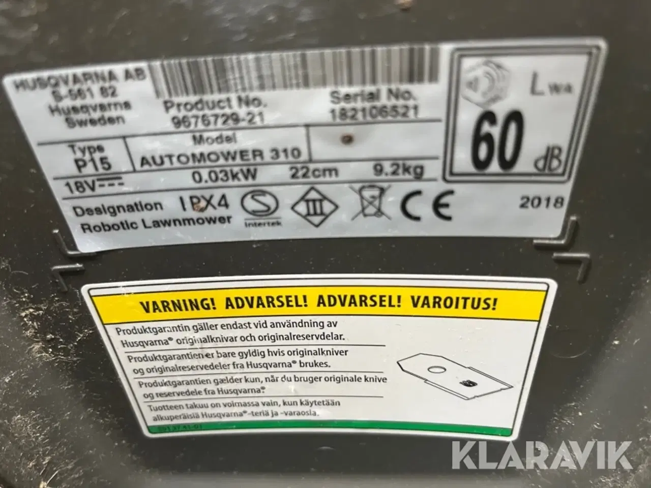 Billede 12 - Robot plæneklipper Husqvarna Automower 310