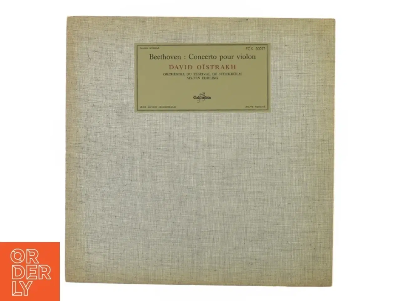 Billede 1 - Beethoven concerto pour violin, David Oistrakh fra Columbia (str. 30 cm)