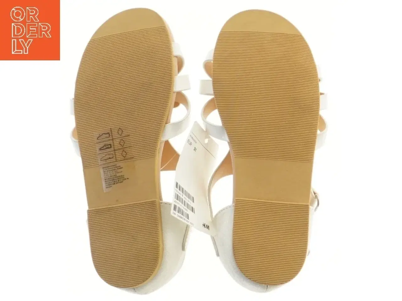 Billede 3 - Børnesandaler med glitter fra H&M (str. 31 )