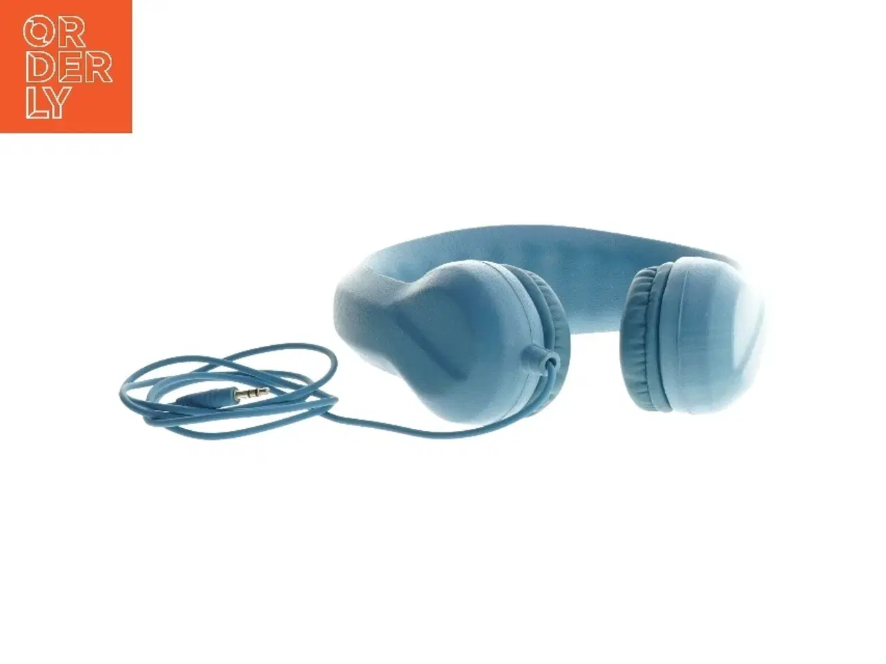 Billede 2 - Blå hovedtelefoner med kabel fra Mitone (str. Ø 19 cm)