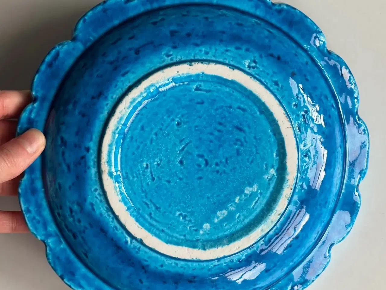 Billede 5 - Keramikfad, turkis glasur, NB