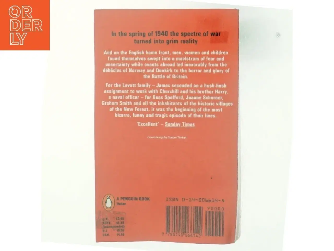 Billede 3 - The dearest and the best : a novel of 1940 af Leslie Thomas (Bog)