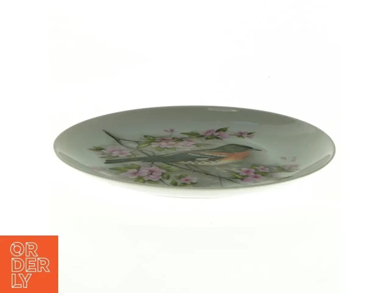 Billede 4 - Dekorativ porcelænstallerken med fuglemotiv fra Kaiser (str. Diameter 20 cm)