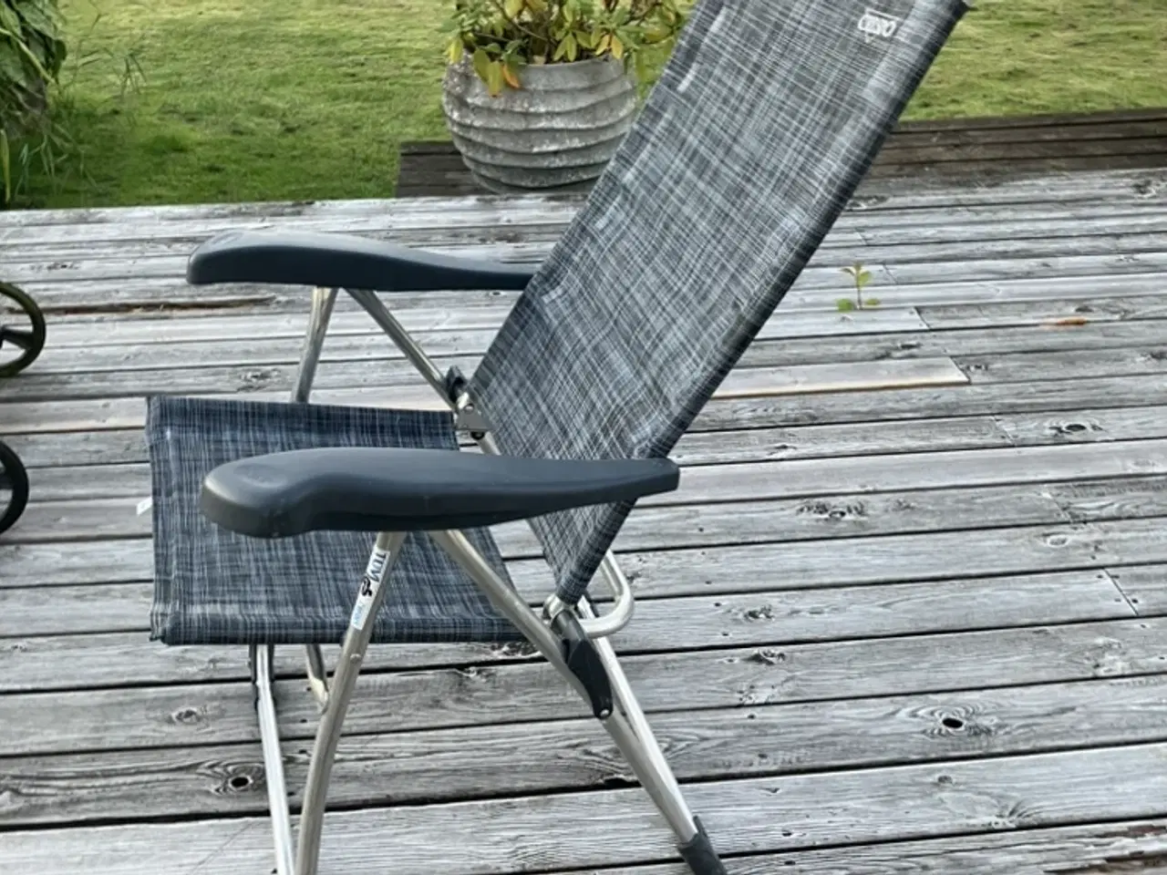 Billede 3 - KAN SENDES - 4 campingstole + hynder 