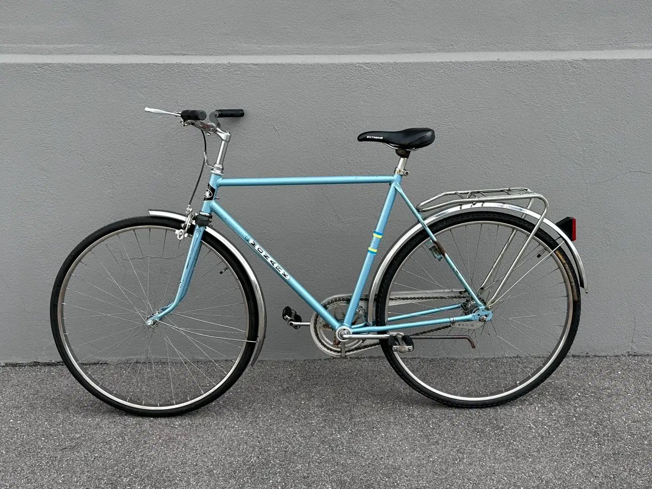 Billede 5 - Lyseblå Monark Svensk Kvalitets herre retrocykel. 
