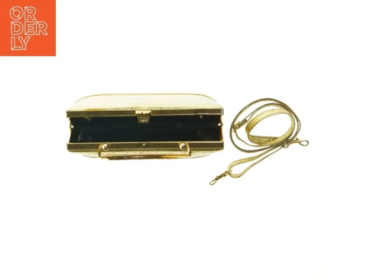 Billede 2 - Guld clutch taske (str. 21x15 cm)