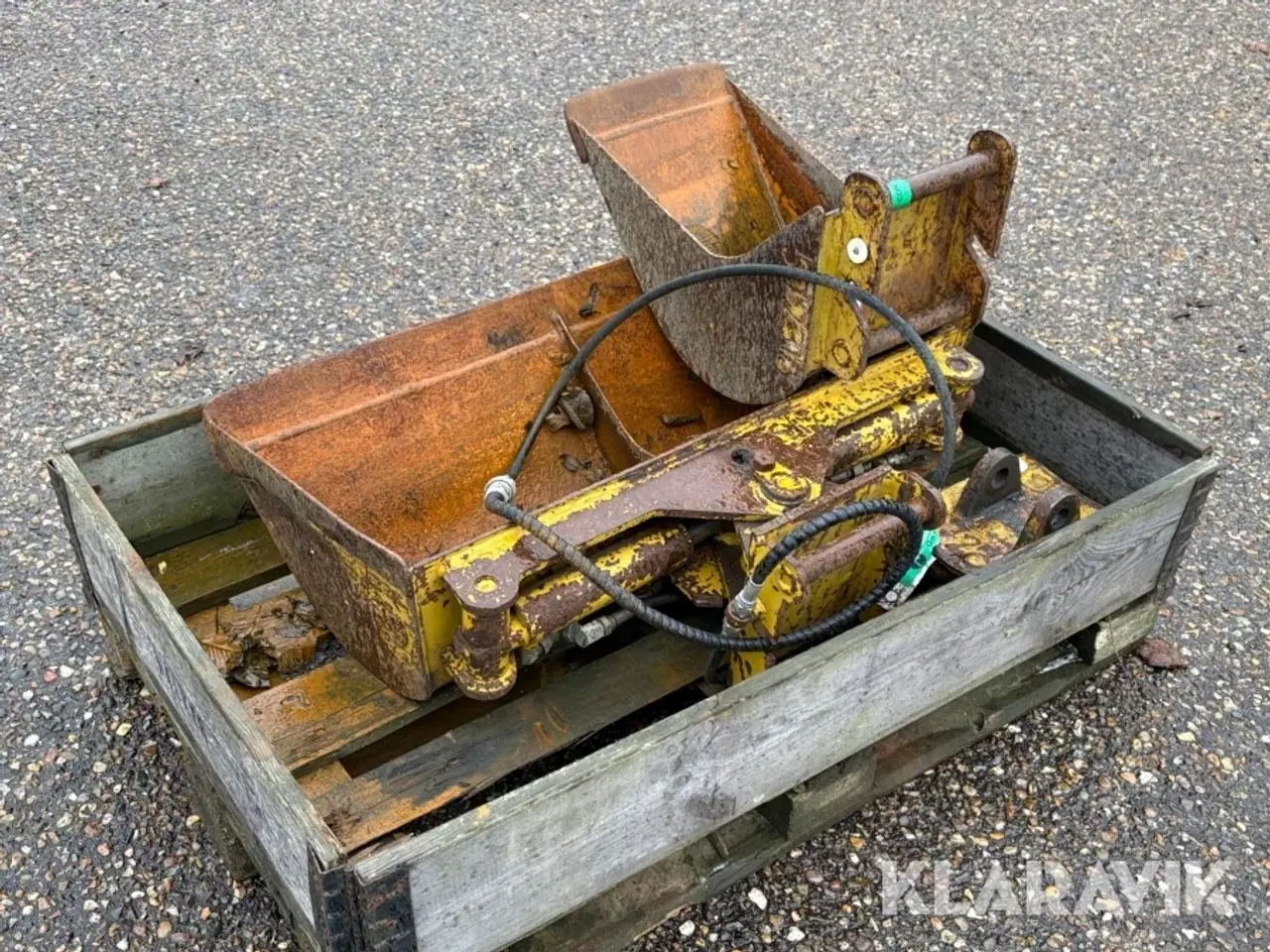 Billede 3 - Planerskovl, Graveskovl og adapter til lynskifte