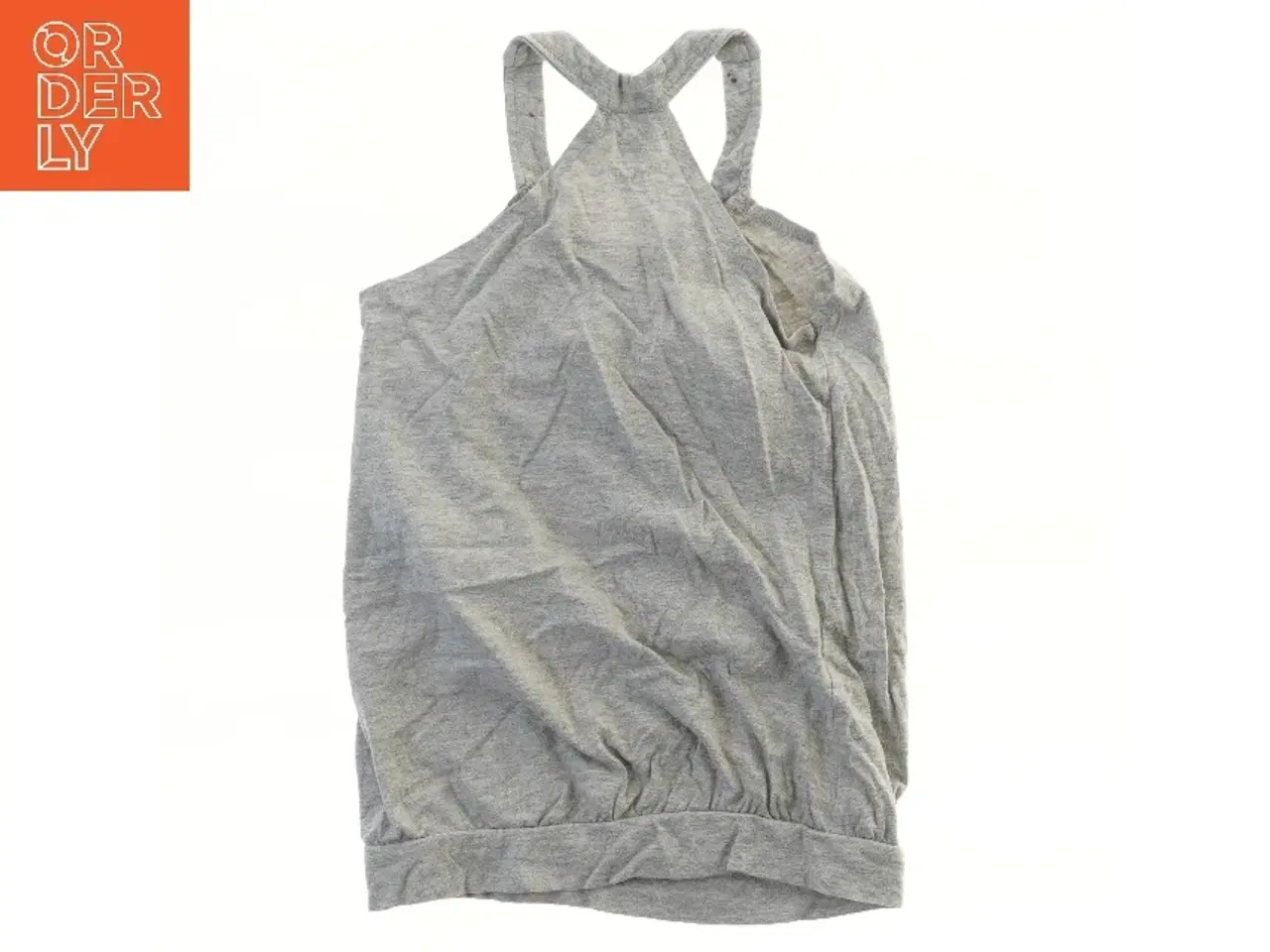 Billede 2 - Grå top med sommerfugleprint (str. 122)