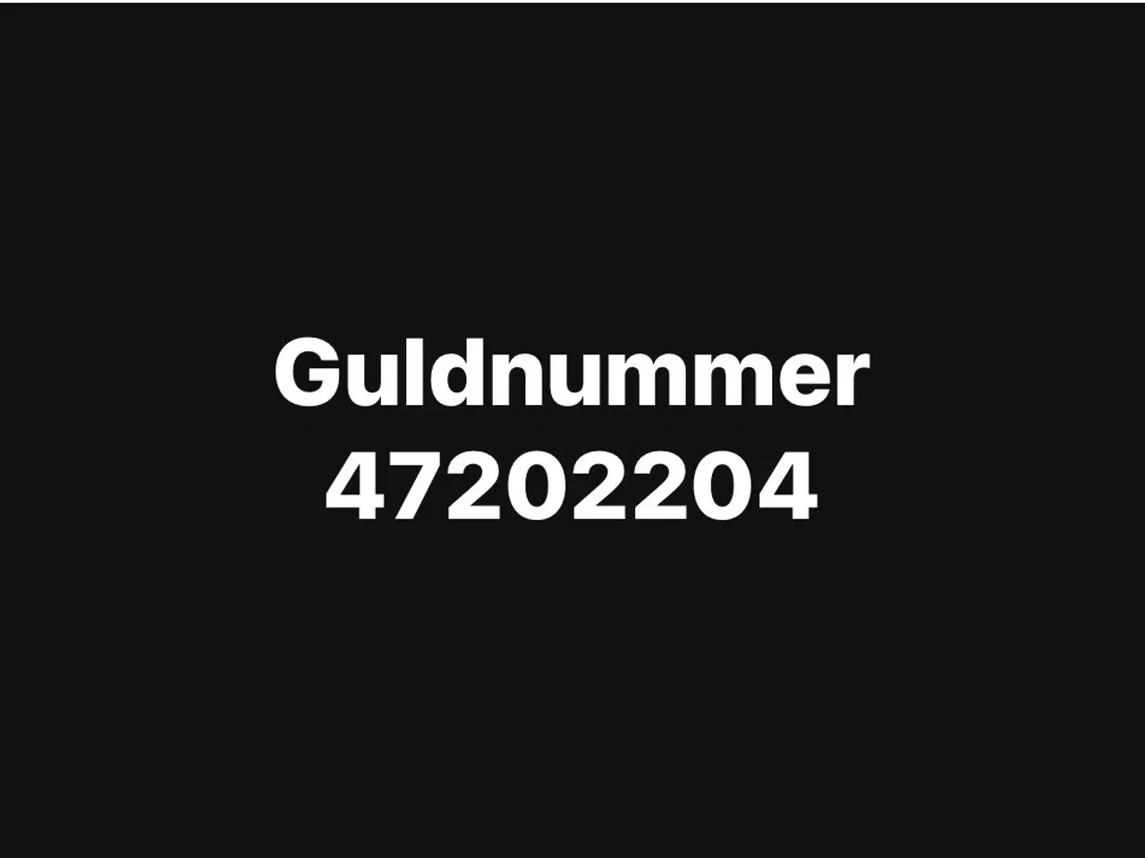 Billede 1 - Guldnummer 
