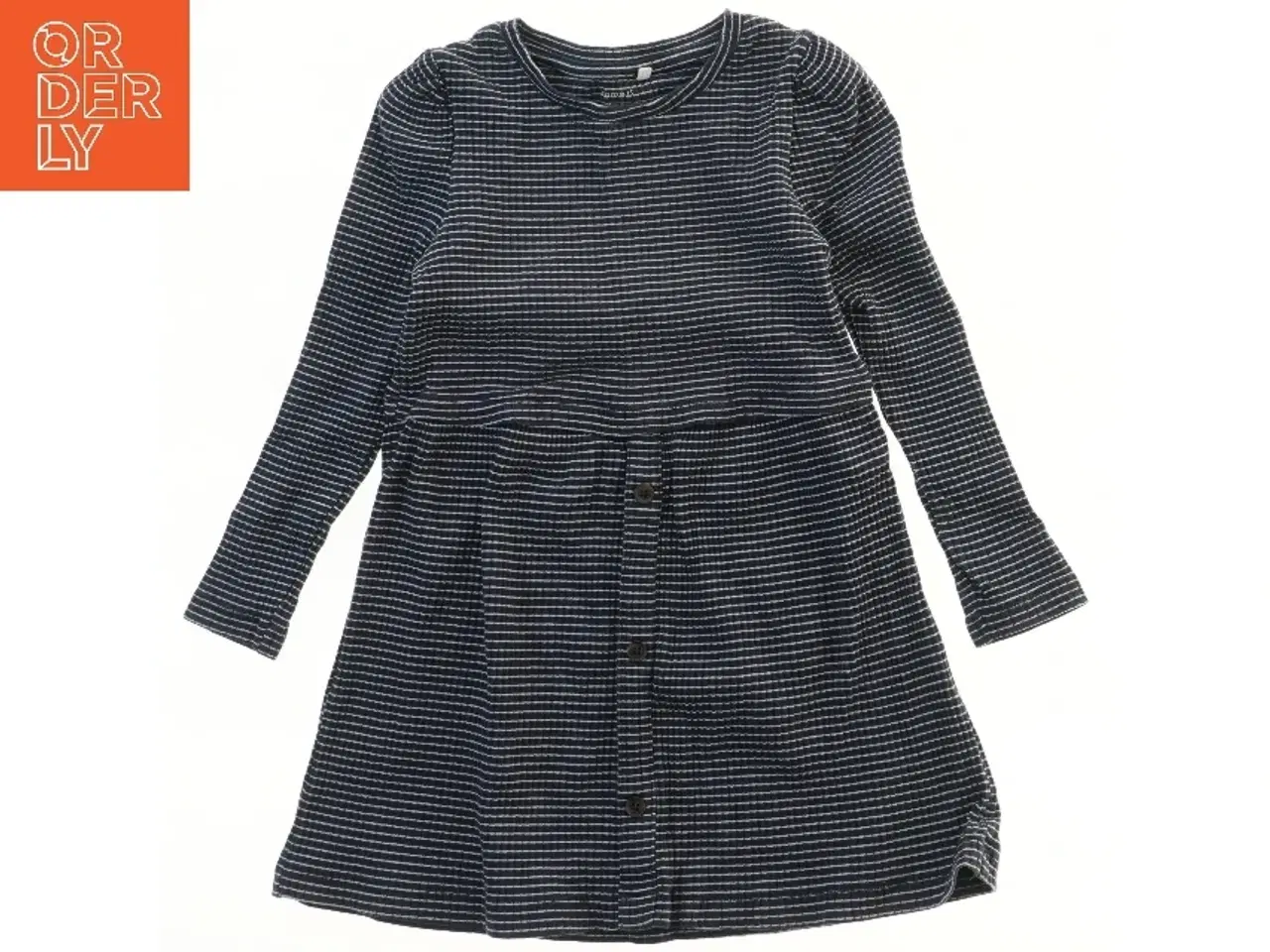 Billede 1 - Langærmet kjole med knapper fra Name It (str. 98)