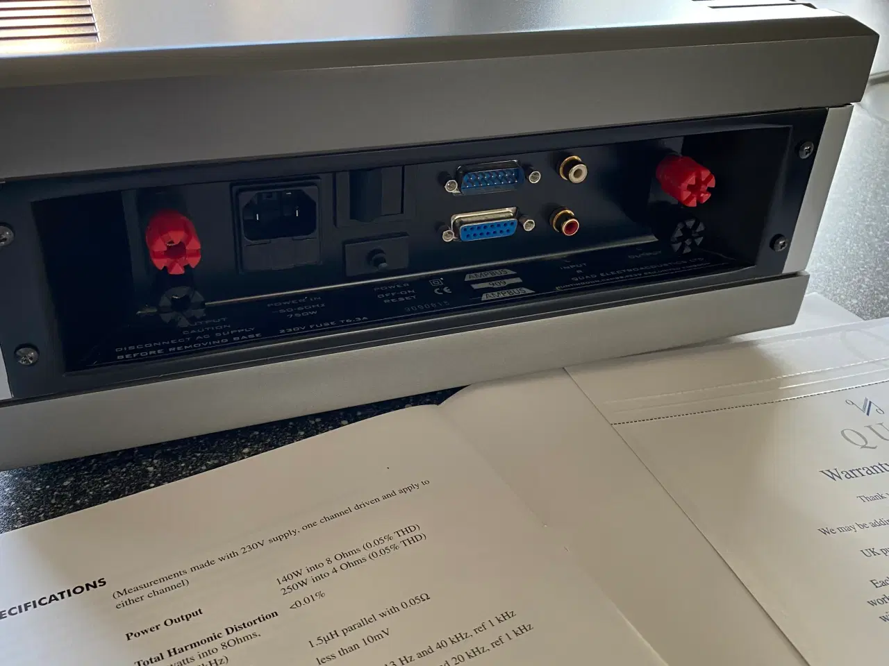 Billede 2 - Quad 909. Effektforstærker.