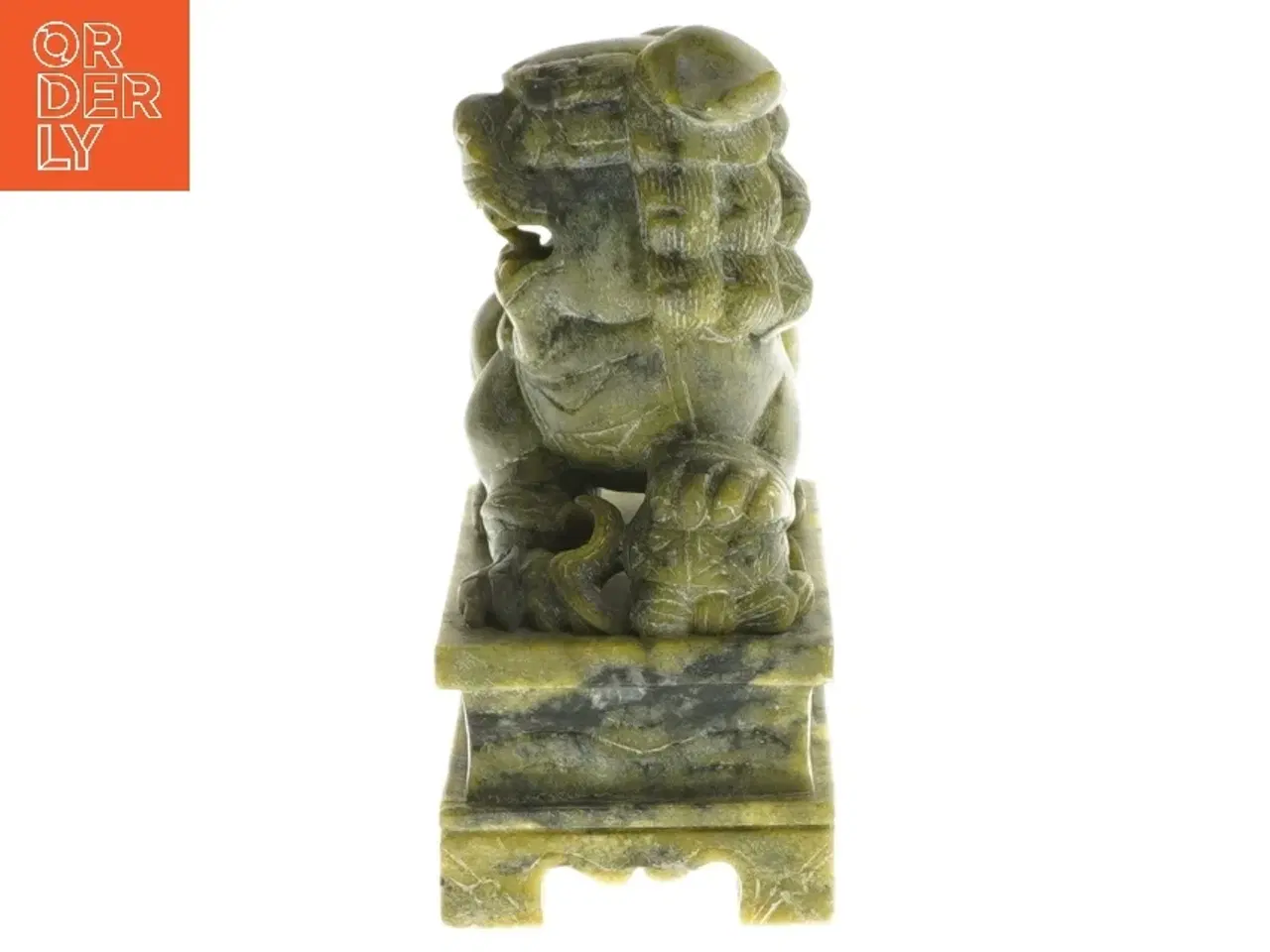 Billede 2 - Jade skulptur af foo hund (str. 10,5 cm)