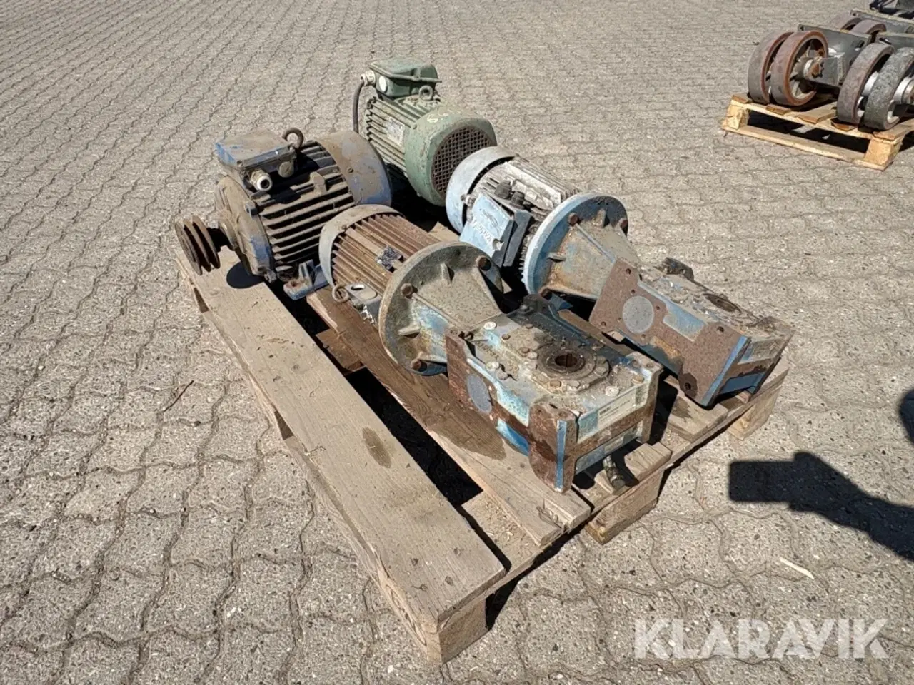 Billede 6 - Elmotor VEM med og uden gear 4 styk