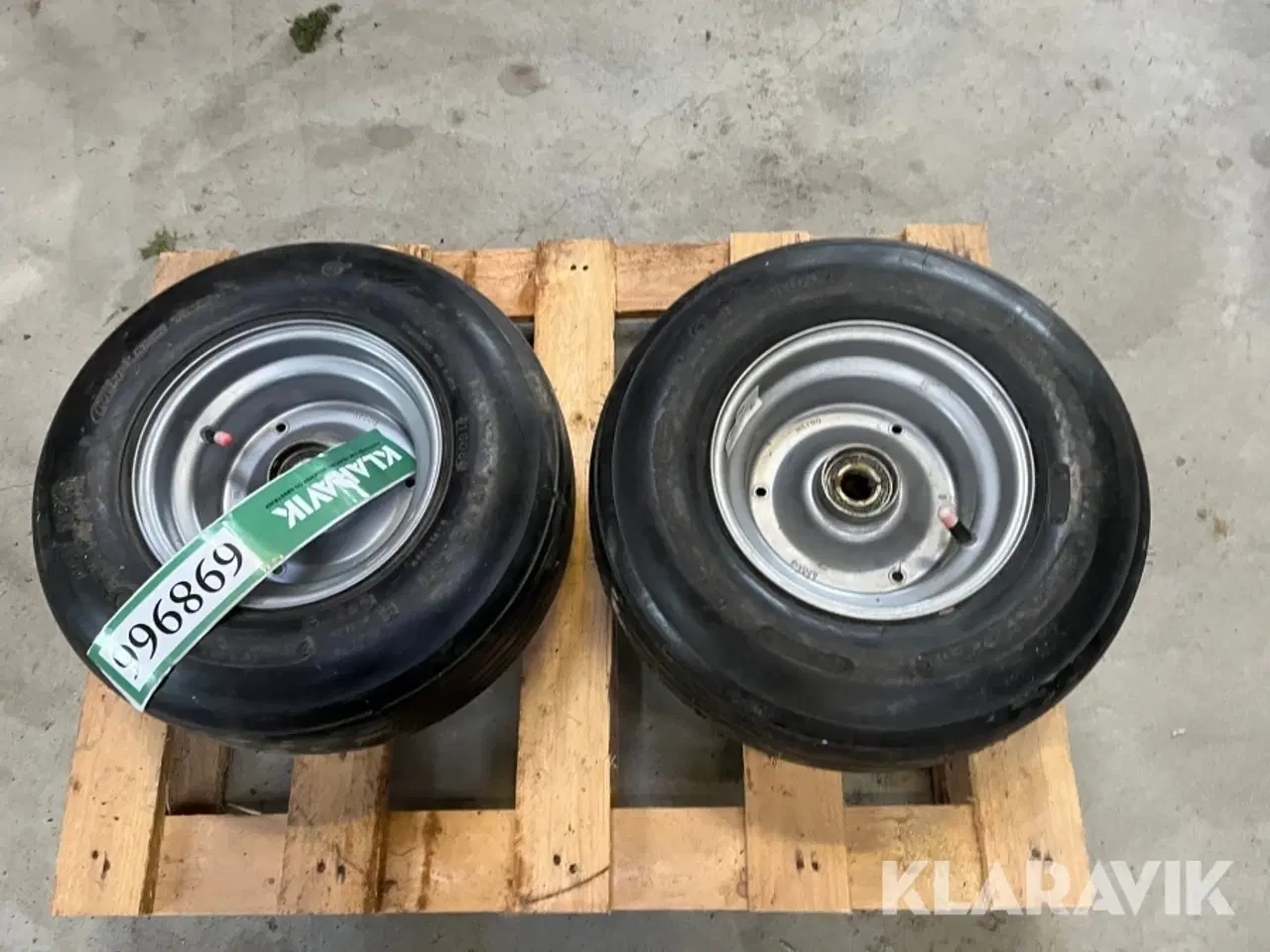 Billede 1 - Hjul til høvender 4 styk