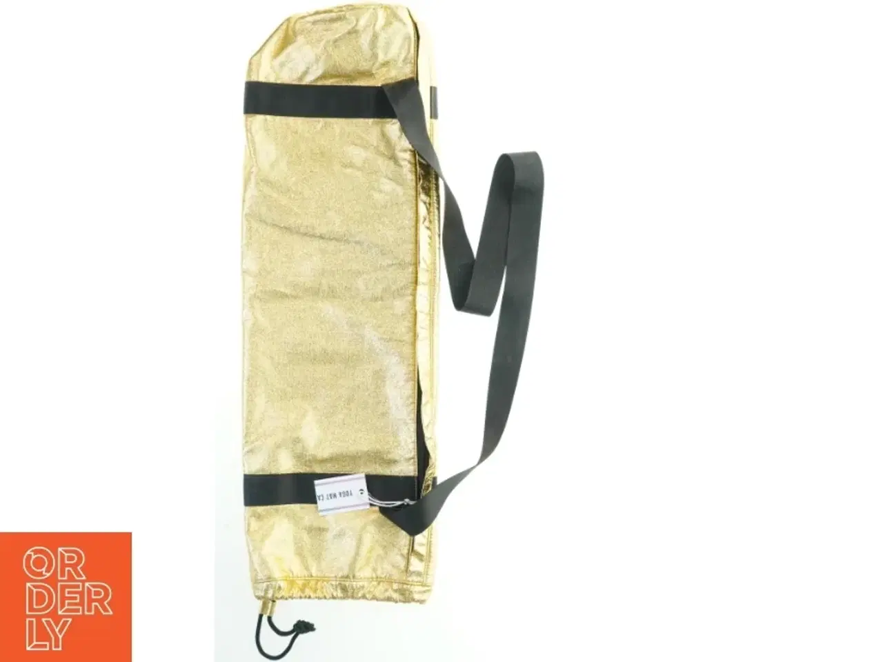 Billede 1 - Guldfarvet yoga måtte taske fra Yoga Mat Co (str. 74x24 cm)