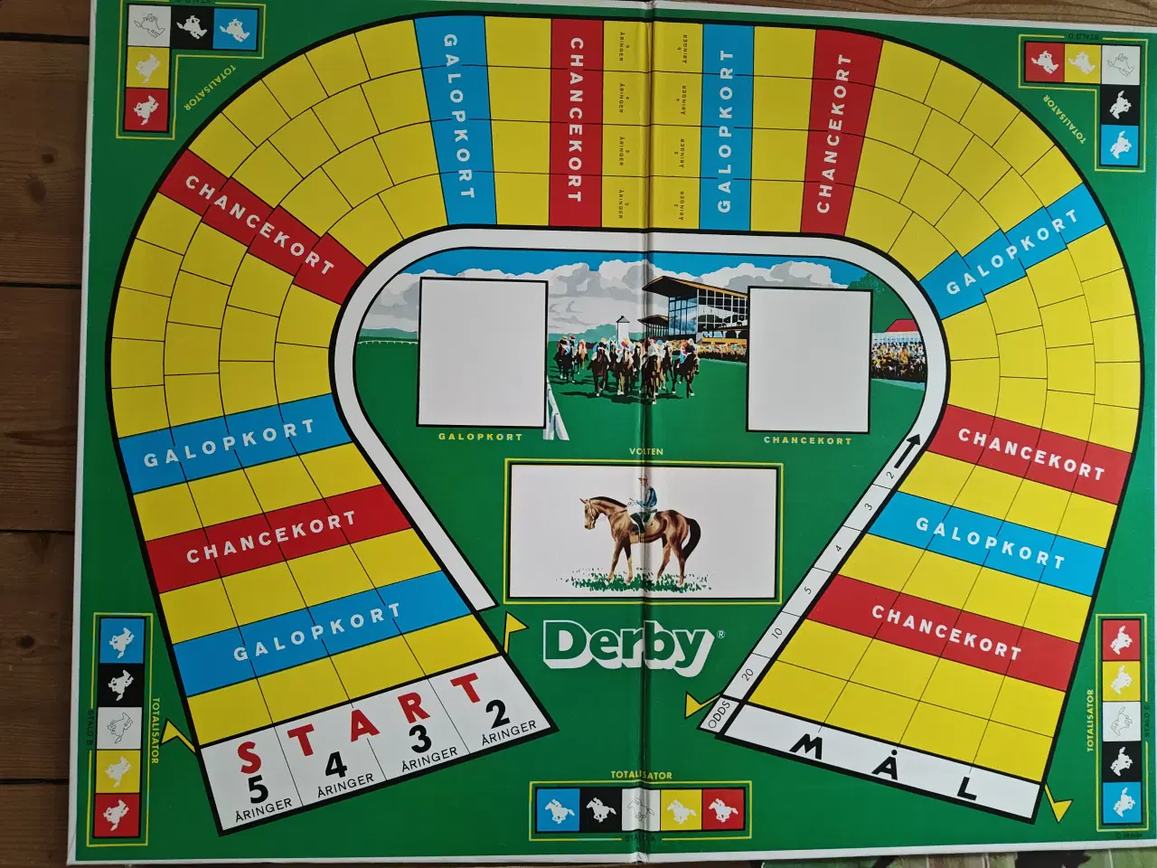 Billede 3 - Gammelt Retro DERBY Brætspil i flot stand