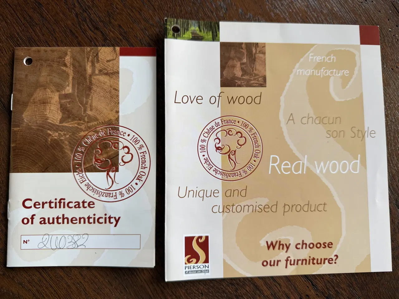 Billede 4 - Autentisk og flot fransk egetræsbord