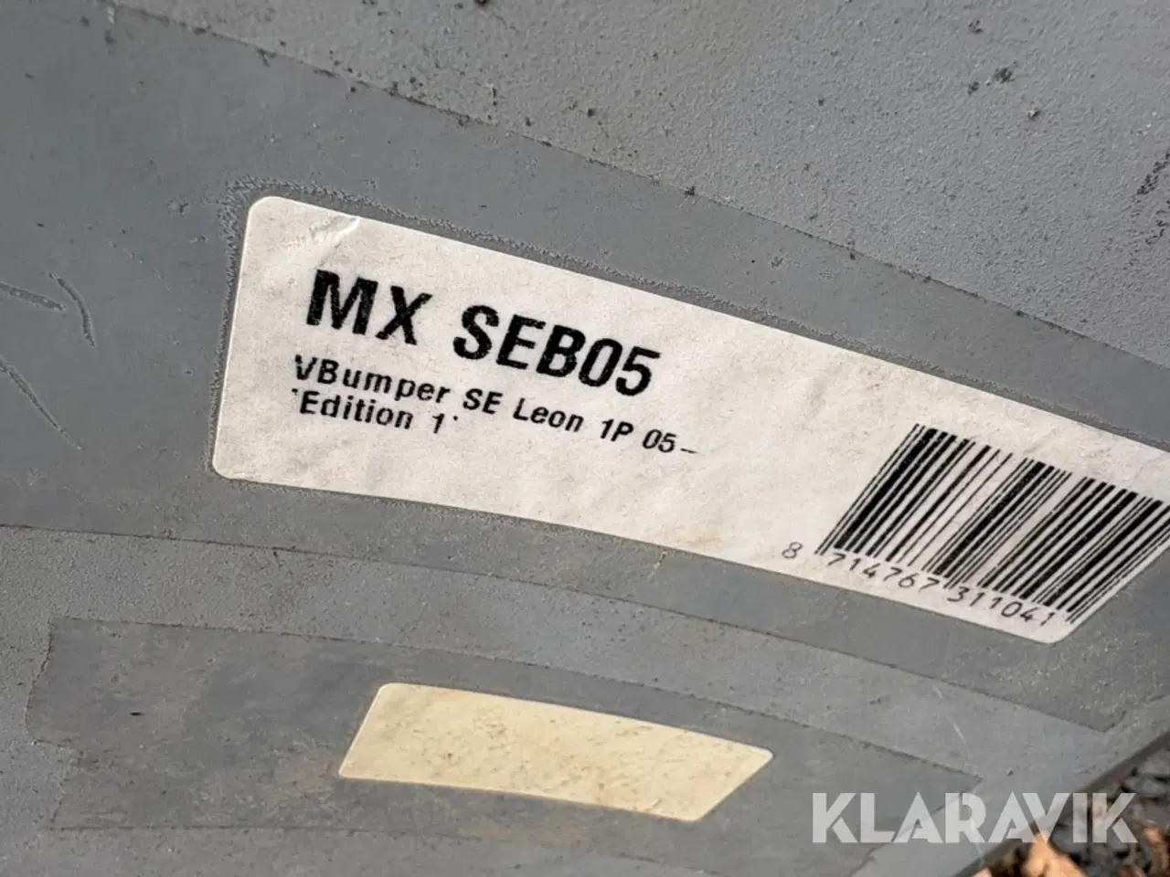 Billede 5 - Kofanger Seat Vbumper SE Leon 1P 05- edition 1