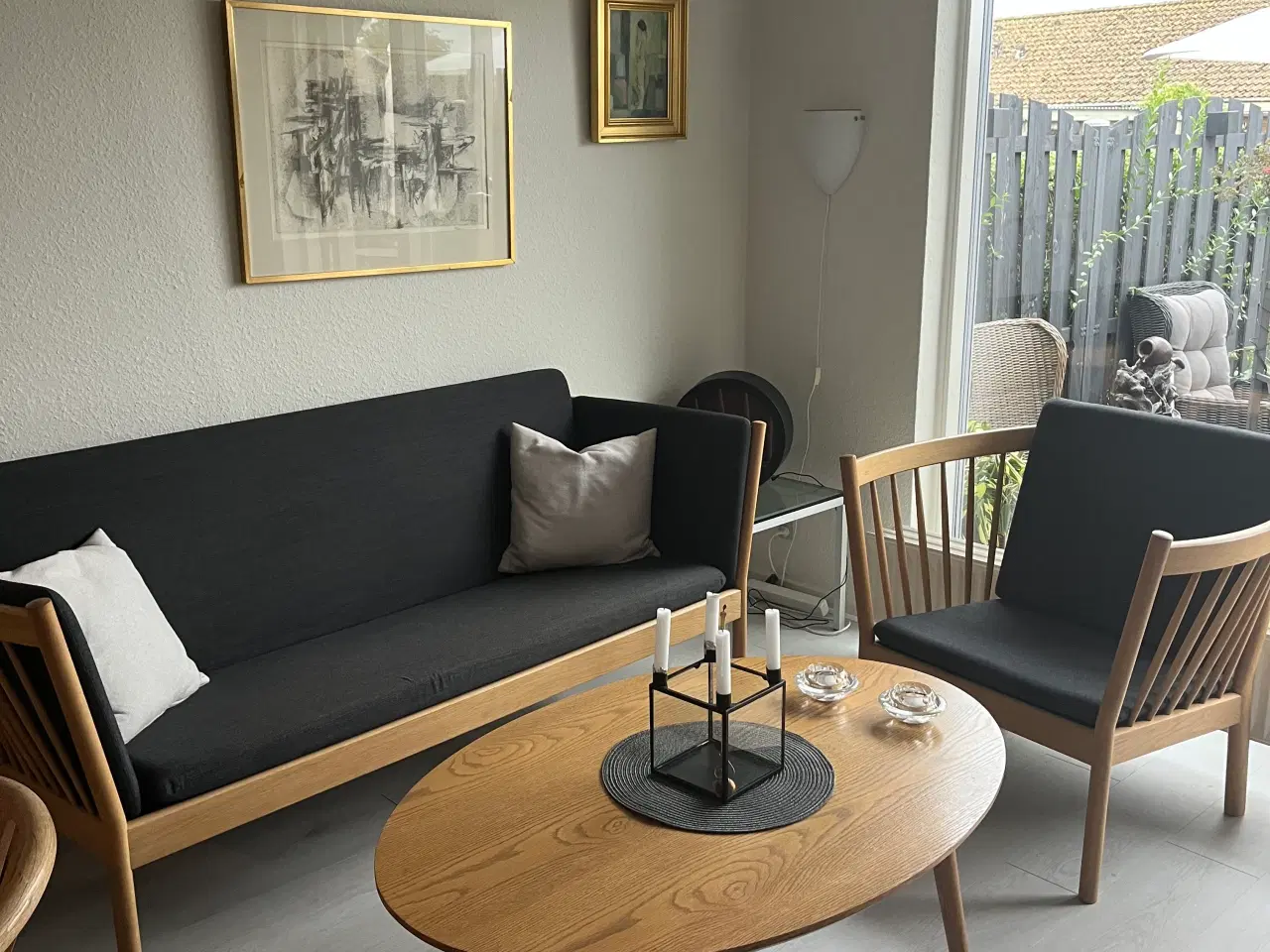 Billede 1 - FDB sofa, stol, sofabord