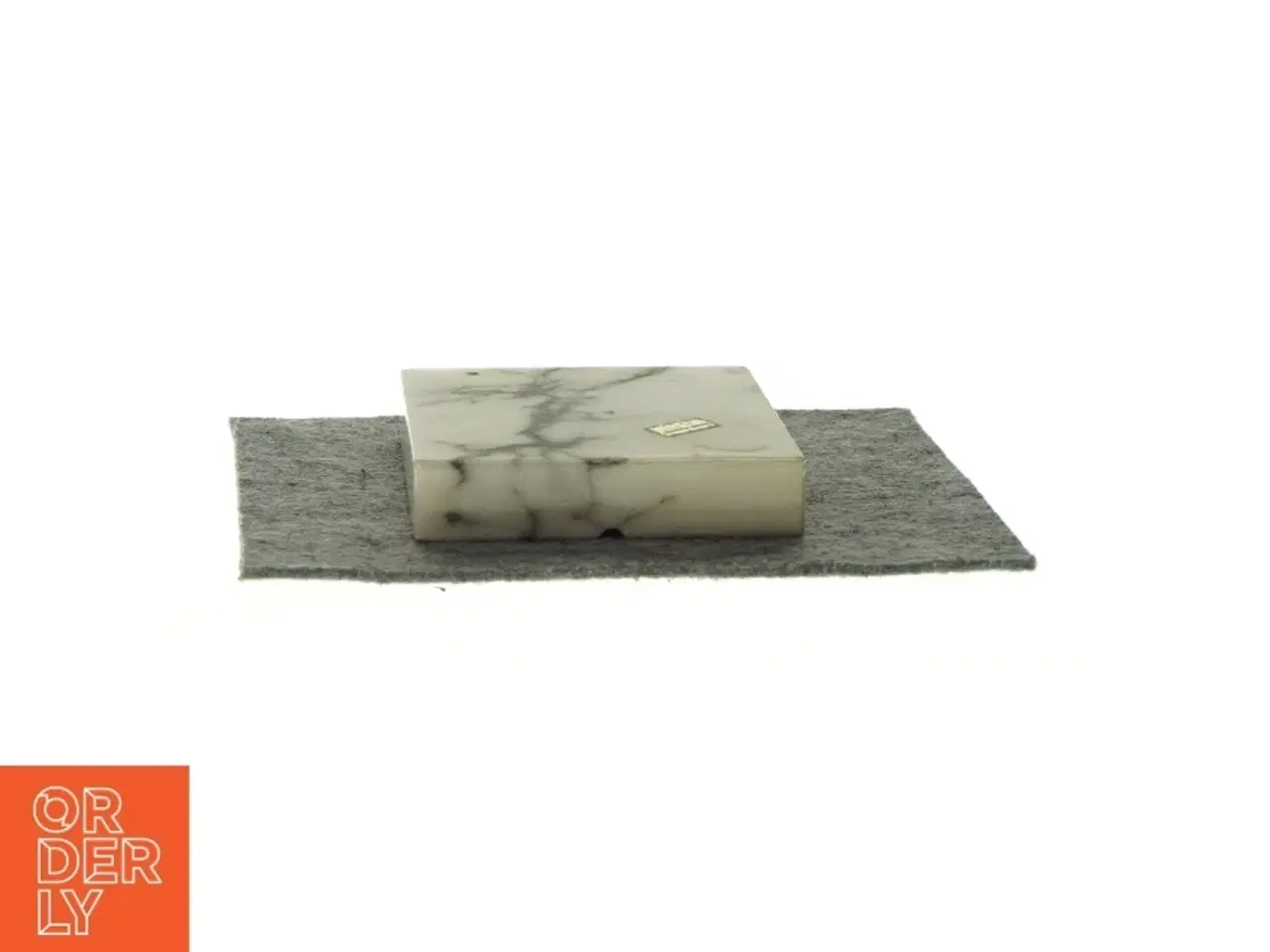 Billede 4 - Dekorativt fad i marmor fra Genuine Alabaster  (str. LBH: 13x13x3cm)