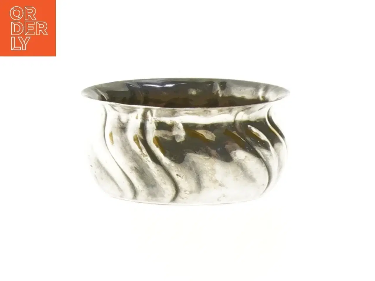 Billede 1 - Lille rund sølvskål (str. Ø 9x5 cm)