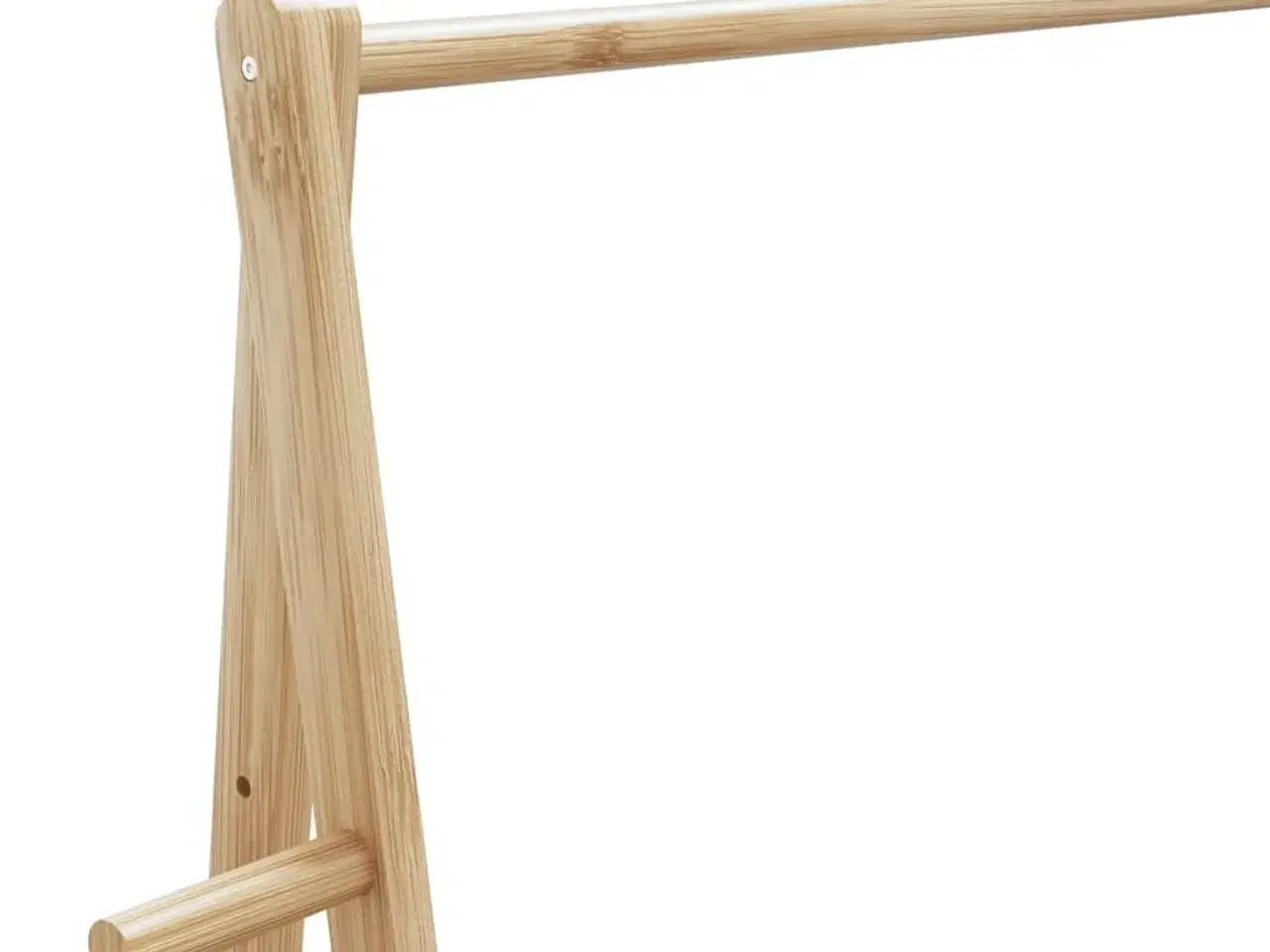 Billede 7 - Tøjstativ med hylder 132x45,5x150,5 cm bambus
