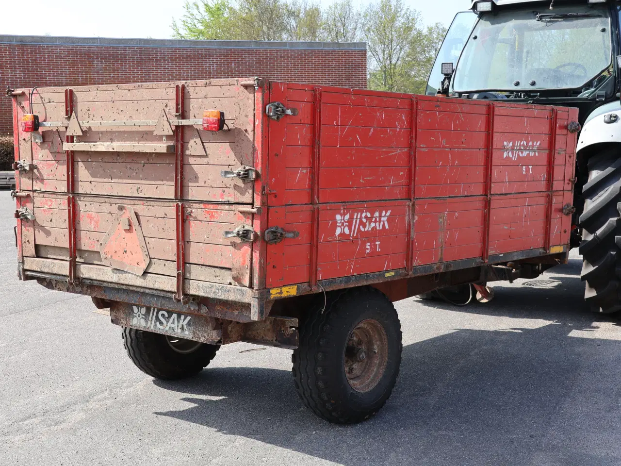 Billede 3 - Sak tipvogn 5 tons m/høje sider