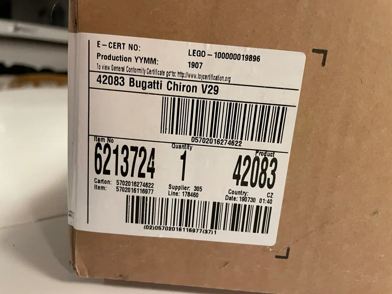 Billede 3 - LEGO Technic 42083 - Bugatti Chiron