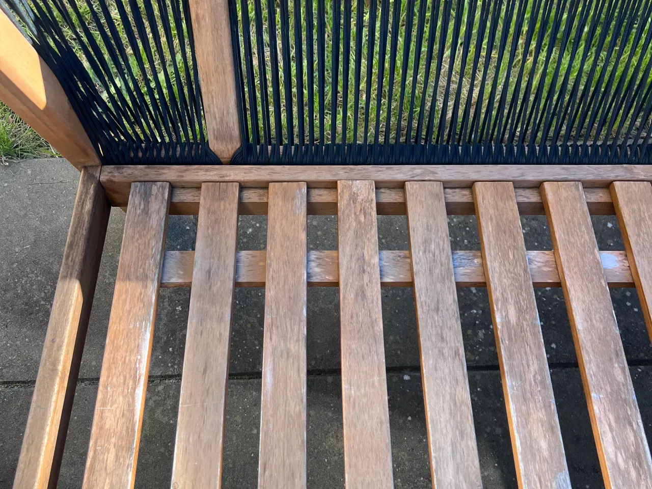 Billede 3 - Havemøbler i træ. 2 personers Sofa + lounge stol