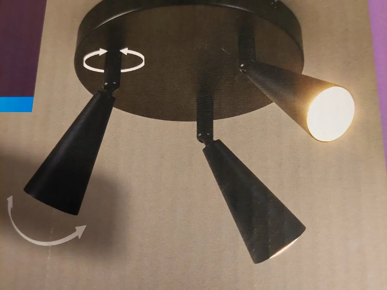 Billede 1 - lampen til loft eller væggen