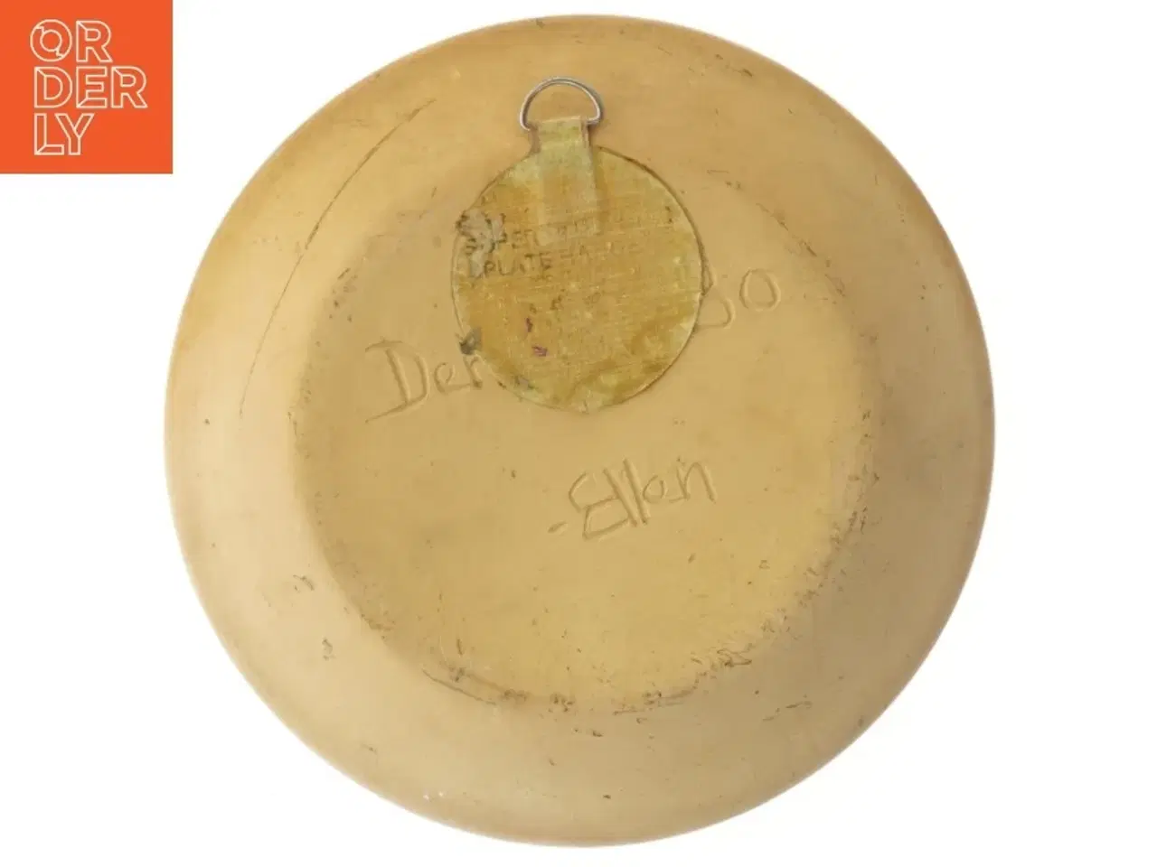 Billede 2 - Keramisk tallerken med hjerte (str. Ø 25 cm)